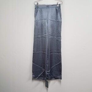 Ravella Luxury Silk Pull On Pants Gray XS 100% Pure Silk New with Tags